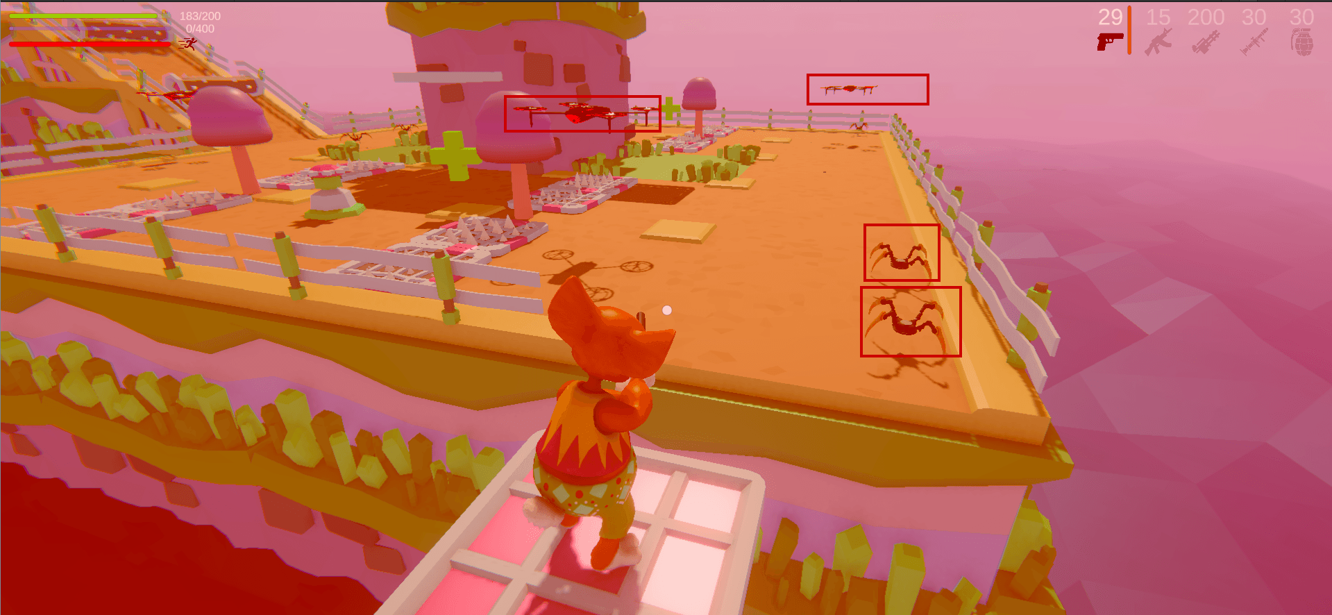 Damage System & Visual Feedback