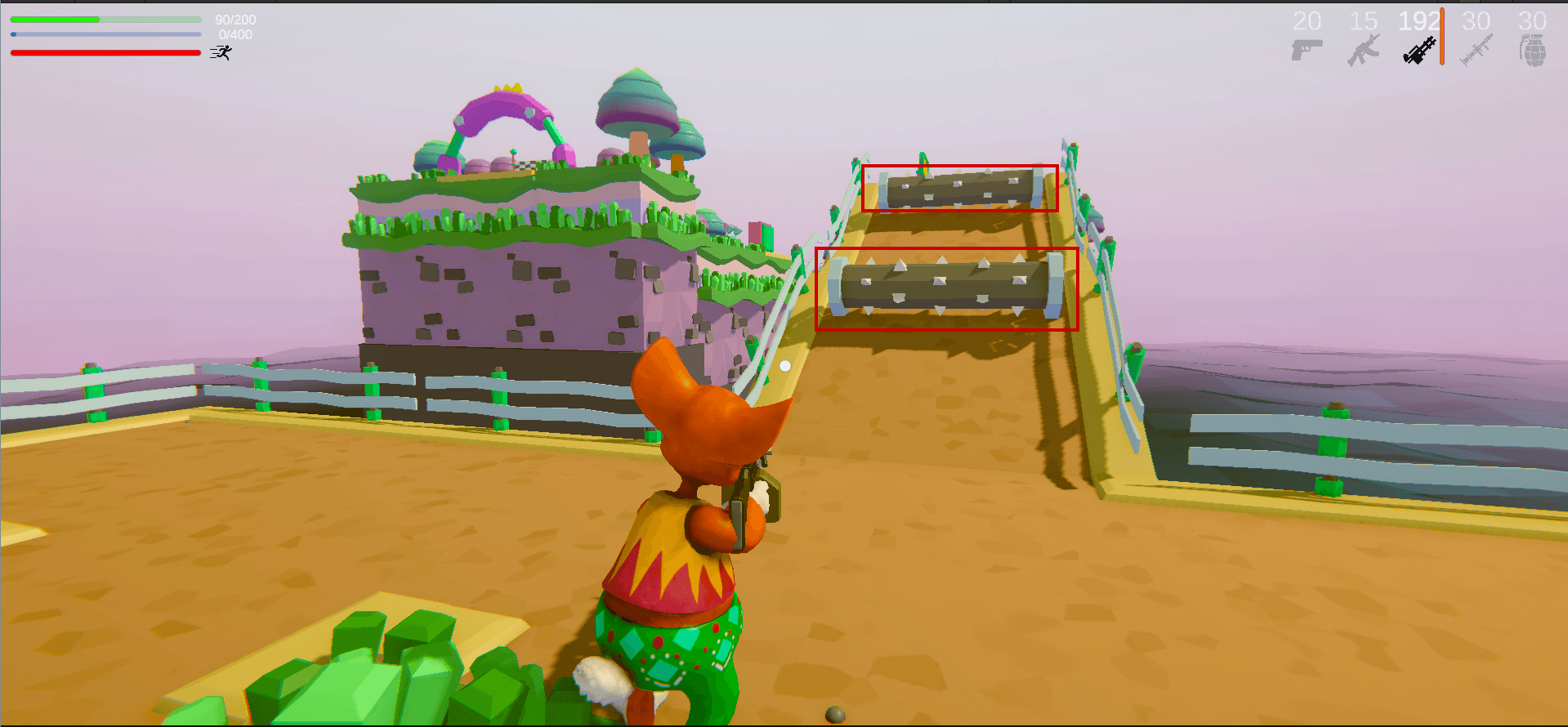 Rotating Log Obstacles